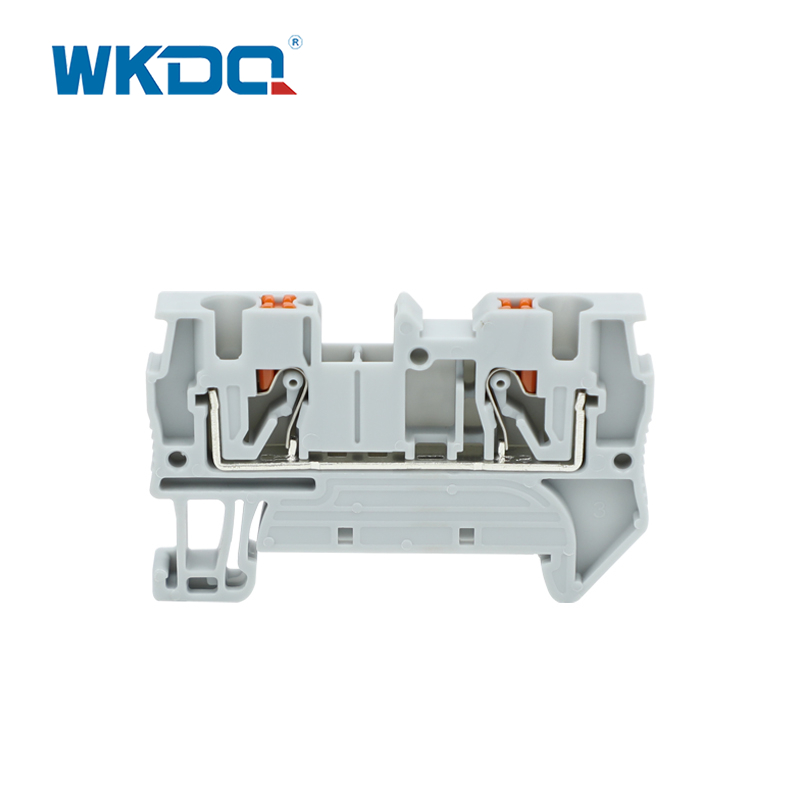 4mm2 kaapeli Din Rial Push In liitinlohko Anti Inflaming 24 AWG