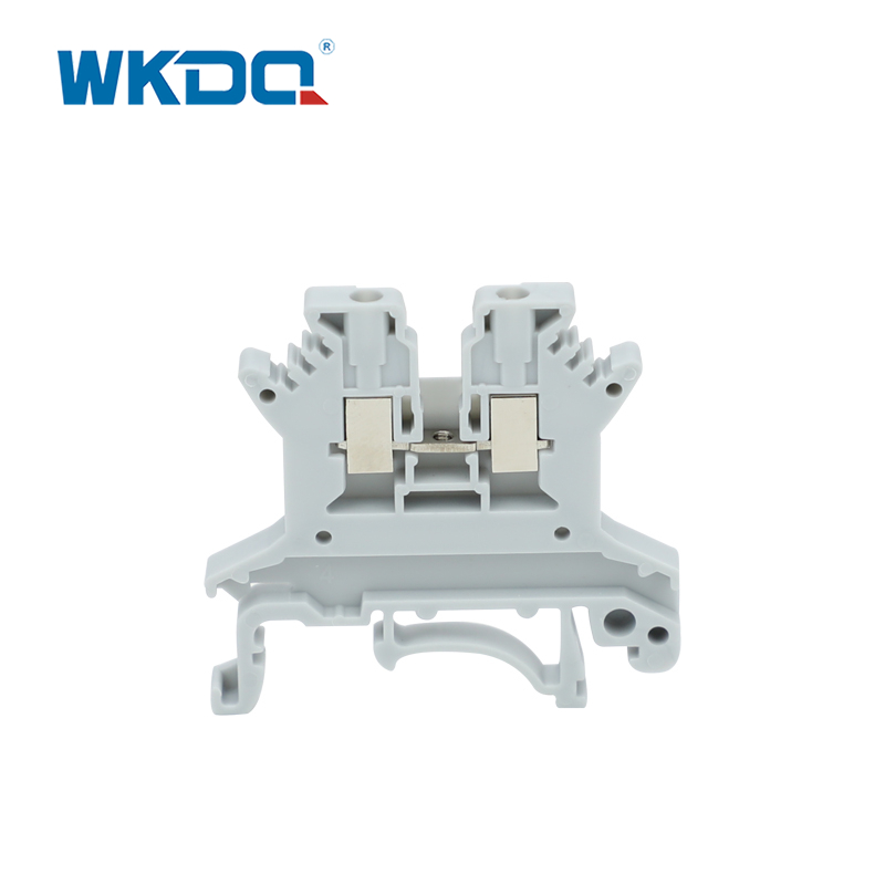 Din-kiskoon asennettu terminaali