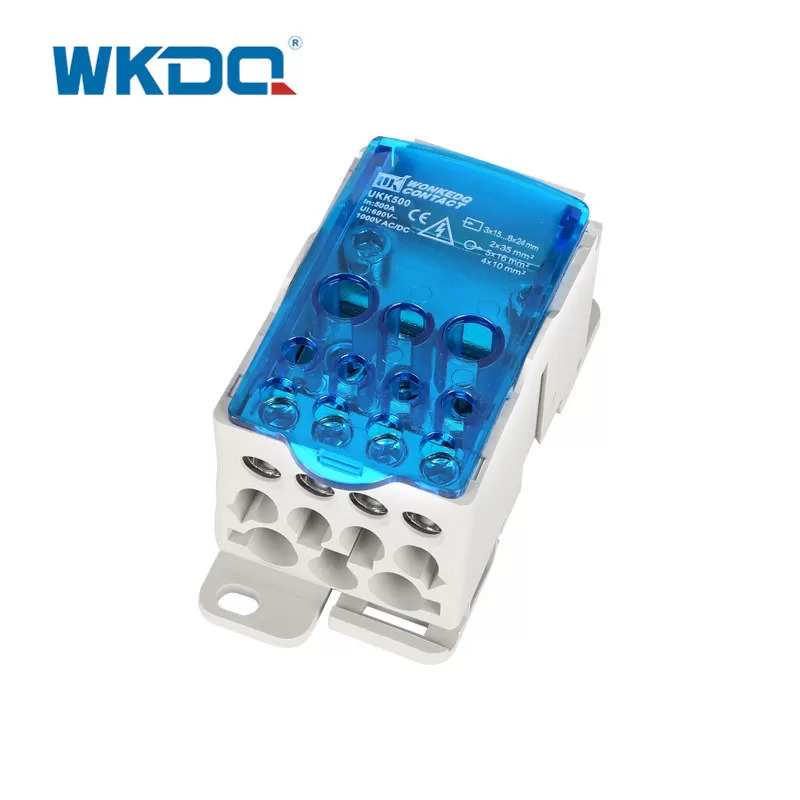 UKK Din Rail tehonjakelulohko laatikko UKK 500A 54mm asennusreikä